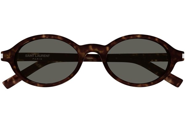 Ochelari de soare Saint Laurent SL751JEANNE 002 Ovali Havana