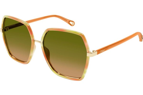 Ochelari de soare Chloe CH0262S 004 Pătrați Portocalii