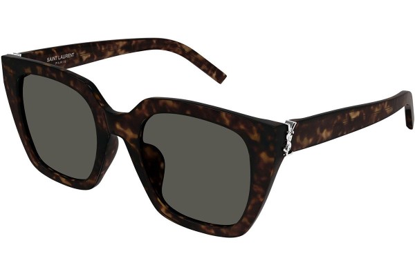 Ochelari de soare Saint Laurent SLM143 002 Pătrați Havana