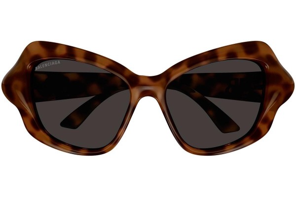 Ochelari de soare Balenciaga BB0353S 002 Cat Eye Havana