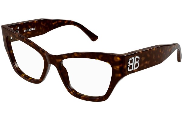 Ochelari Balenciaga BB0362O 002 Pătrați Havana