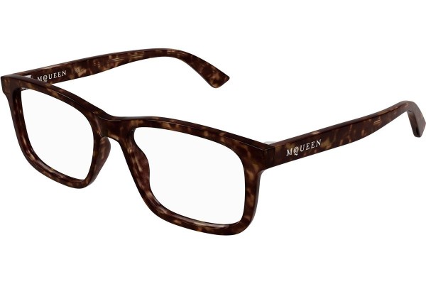 Ochelari Alexander McQueen AM0486O 007 Pătrați Havana