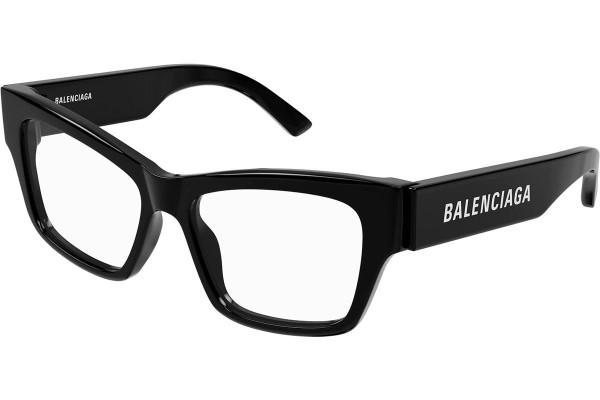 Ochelari Balenciaga BB0378O 001 Pătrați Negri