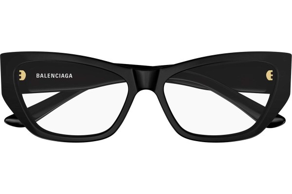 Ochelari Balenciaga BB0372O 001 Pătrați Negri