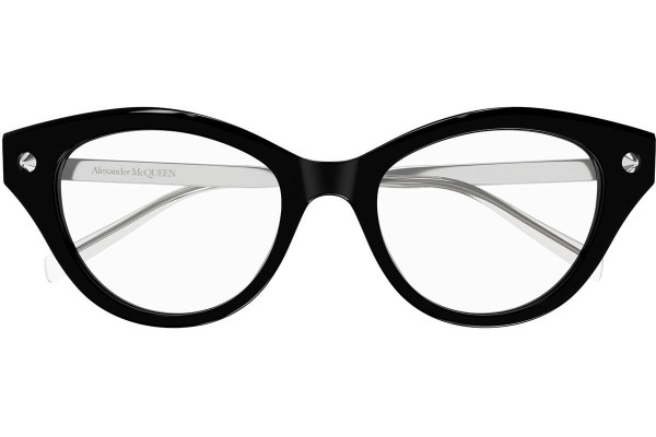 Ochelari Alexander McQueen AM0485O 001 Cat Eye Negri