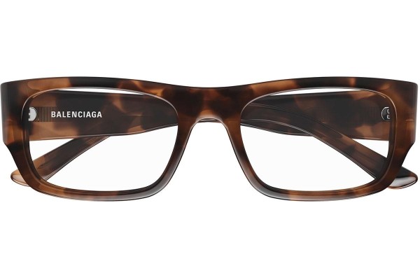 Ochelari Balenciaga BB0370O 002 Dreptunghiulari Havana