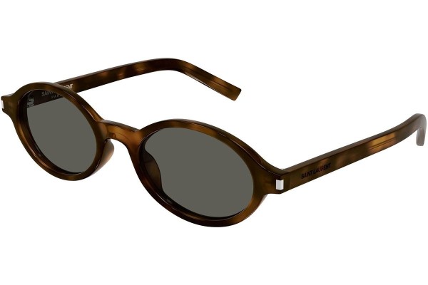 Ochelari de soare Saint Laurent SL751JEANNE 003 Ovali Havana