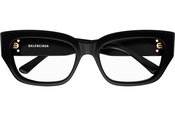 Ochelari Balenciaga BB0363O 001 Pătrați Negri