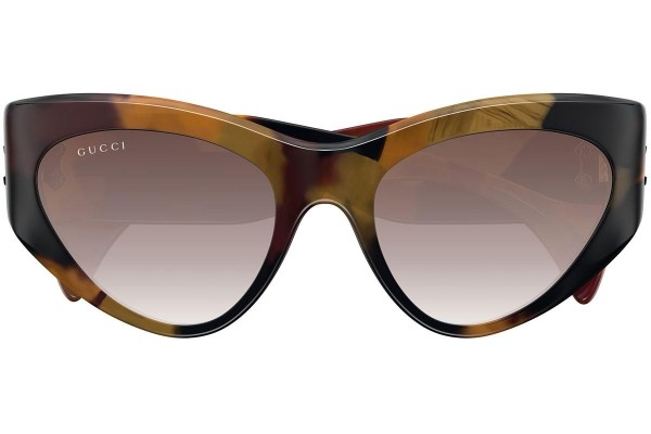 Ochelari de soare Gucci GG1704S 002 Cat Eye Havana