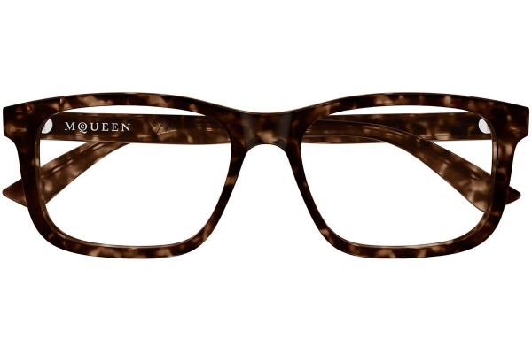 Ochelari Alexander McQueen AM0486O 007 Pătrați Havana