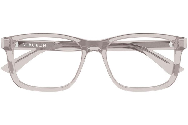 Ochelari Alexander McQueen AM0486O 008 Pătrați Gri