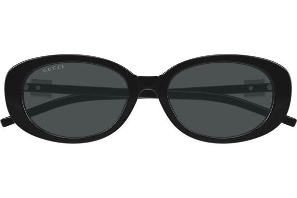 Ochelari de soare Gucci GG1684SA 002 Ovali Negri