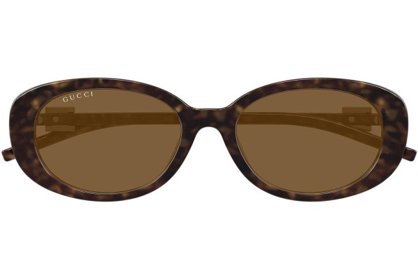 Ochelari de soare Gucci GG1684SA 004 Ovali Havana