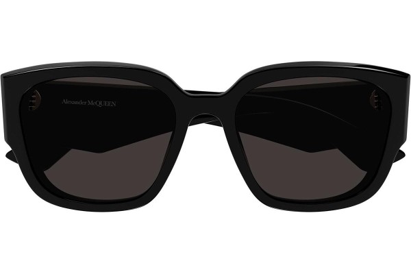 Ochelari de soare Alexander McQueen AM0468S 001 Pătrați Negri