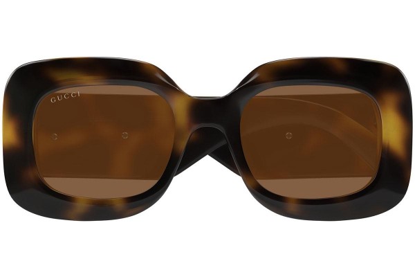 Ochelari de soare Gucci GG1695S 002 Pătrați Havana