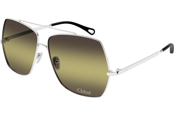 Ochelari de soare Chloe CH0278S 004 Pătrați Argintii