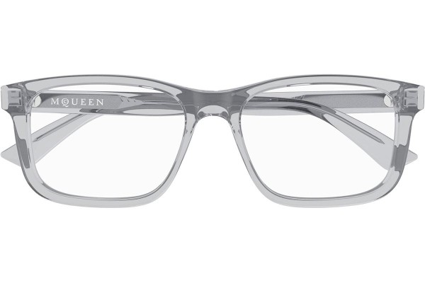 Ochelari Alexander McQueen AM0486O 009 Pătrați Gri