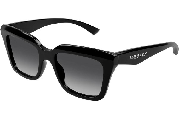 Ochelari de soare Alexander McQueen AM0473S 001 Pătrați Negri