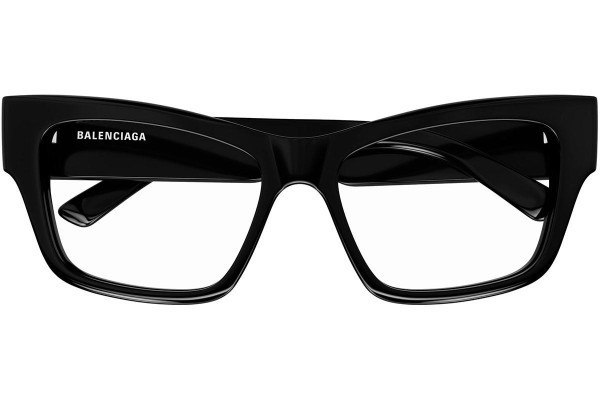 Ochelari Balenciaga BB0378O 001 Pătrați Negri