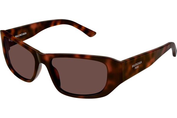 Ochelari de soare Balenciaga BB0365S 003 Pătrați Havana