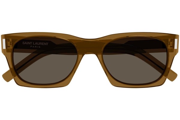 Ochelari de soare Saint Laurent SL402 022 Pătrați Maro