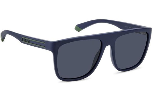 Ochelari de soare Polaroid PLD2162/S FLL/C3 Polarized Flat Top Albaștri