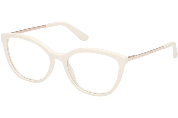 Ochelari Guess GU50171 021 Cat Eye Albi