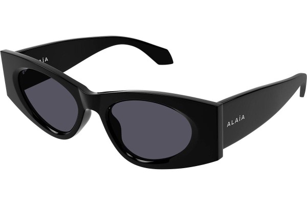 Ochelari de soare Alaia AA0075S 001 Cat Eye Negri