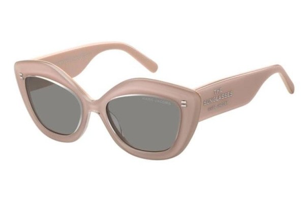 Ochelari de soare Marc Jacobs MARC800/S 3DV/IR Cat Eye Roz