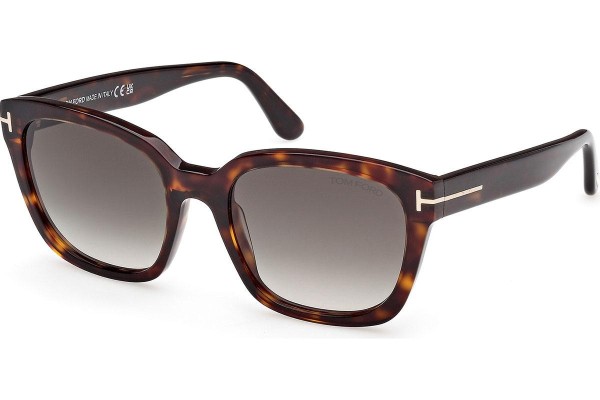 Ochelari de soare Tom Ford Haylay FT1216 52B Pătrați Havana