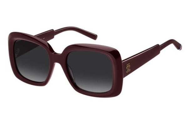 Ochelari de soare Tommy Hilfiger TH2208/S LHF/9O Cat Eye Roșii