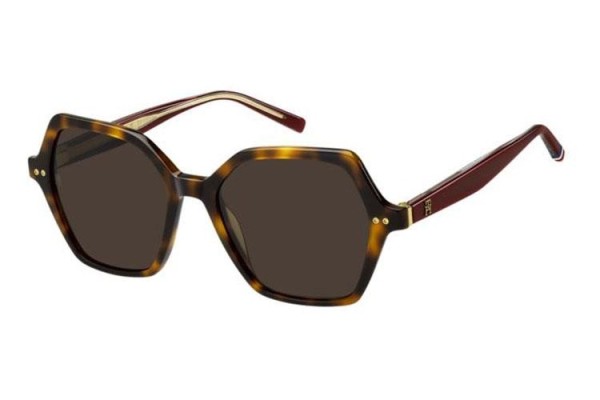 Ochelari de soare Tommy Hilfiger TH2213/S 05L/70 Cat Eye Havana