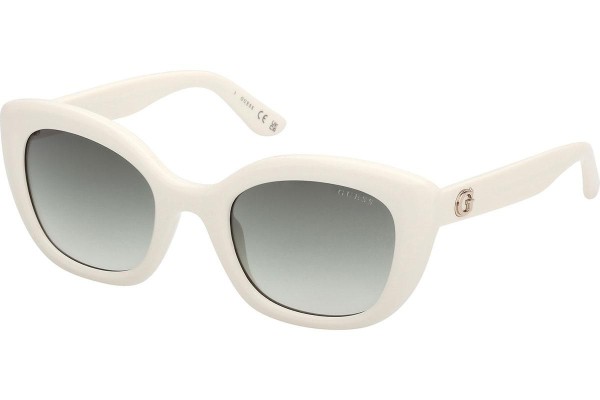 Ochelari de soare Guess GU00196 21P Cat Eye Albi