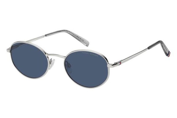 Ochelari de soare Tommy Hilfiger TH2219/S 010/KU Ovali Argintii