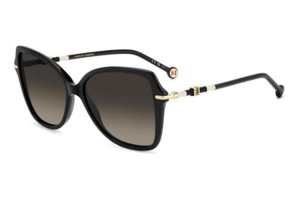 Ochelari de soare Carolina Herrera HER0302/S 807/HA Cat Eye Negri