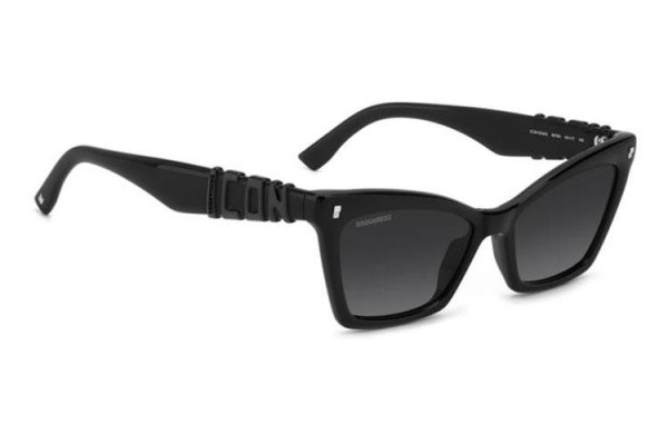 Ochelari de soare Dsquared2 ICON0026/S 807/9O Cat Eye Negri