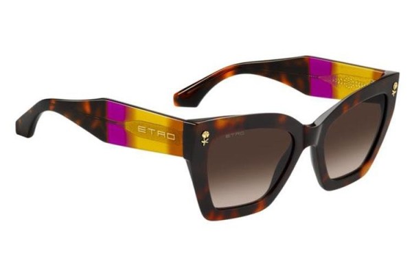 Ochelari de soare Etro ETRO0090/S 086/HA Cat Eye Havana