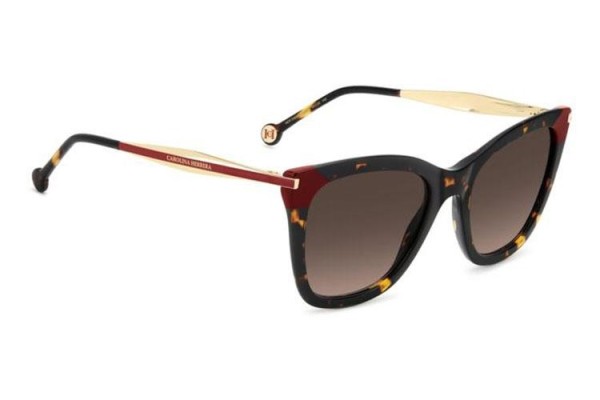 Ochelari de soare Carolina Herrera HER0307/S 086/HA Cat Eye Havana