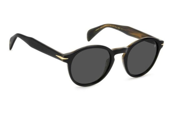 Ochelari de soare David Beckham DB1178/S PPO/2K Rotunzi Negri