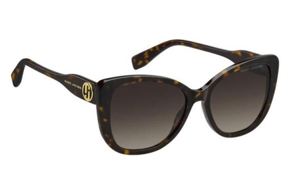 Ochelari de soare Marc Jacobs MARC815/S 086/HA Cat Eye Havana