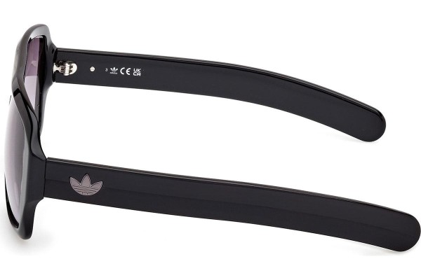 Ochelari de soare Adidas Originals OR0132 01B Pătrați Negri