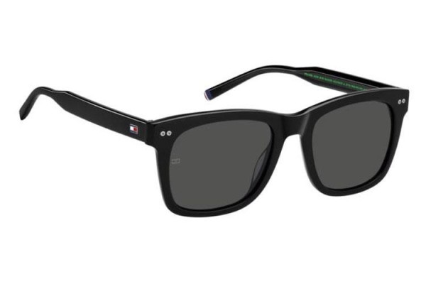 Ochelari de soare Tommy Hilfiger TH2184/S 807/IR Pătrați Negri