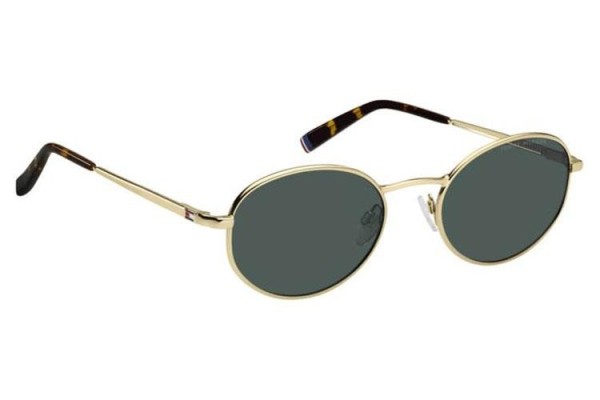 Ochelari de soare Tommy Hilfiger TH2219/S J5G/QT Ovali Aurii