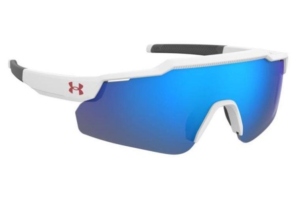 Ochelari de soare Under Armour UALEVELUPJR WWK/Z0 Lentilă unică | Shield Albi