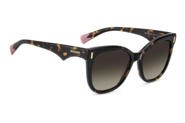 Ochelari de soare Missoni MIS0233/S 086/HA Cat Eye Havana