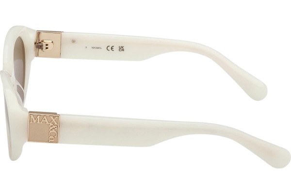 Ochelari de soare Max&Co. MO0123 25J Cat Eye Albi