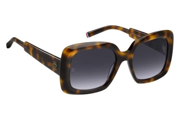 Ochelari de soare Tommy Hilfiger TH2208/S 05L/08 Cat Eye Havana