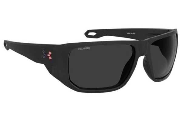 Ochelari de soare Under Armour UAATTACK2 SZE/6C Dreptunghiulari Negri