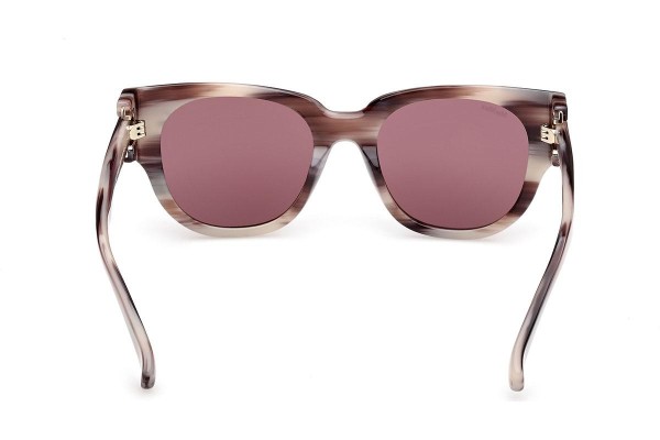 Ochelari de soare Max Mara Clip MM0138 65Y Cat Eye Maro