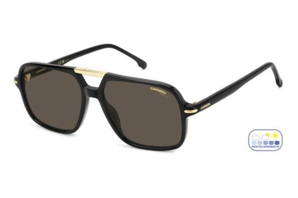 Ochelari de soare Carrera CARRERA350/S 71C/UK Pătrați Negri